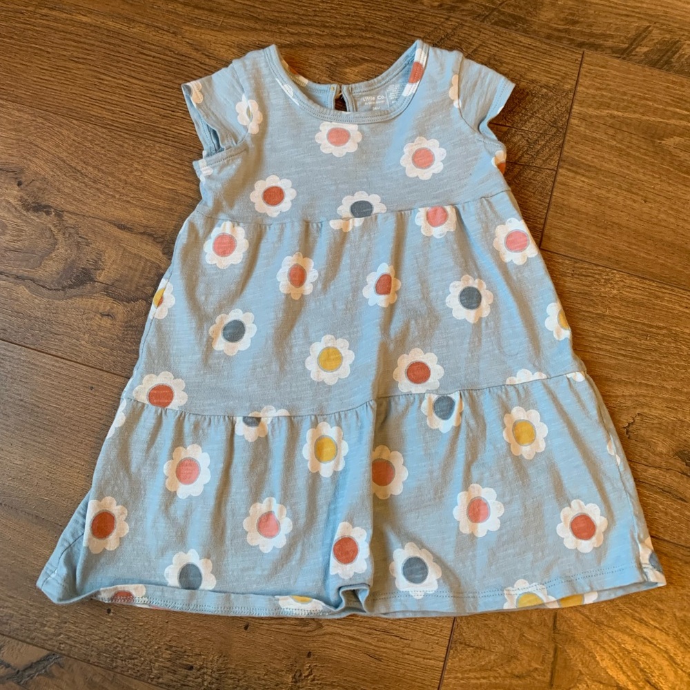 *SOLD* Little Co by Lauren Conrad Organic Short-Sleeved Tiered Dress (24mo)